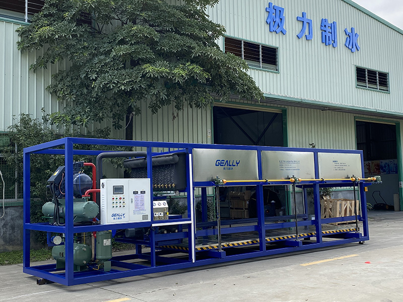 山西客戶(hù)10噸直冷式塊冰機(jī)